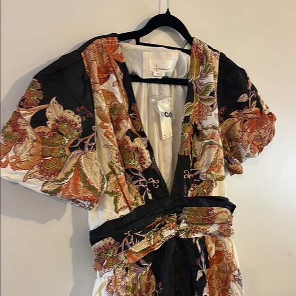 Anthropologie Katerina Button-Front Dress Floral Maxi Dress NEW - Picture 4 of 8